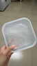 冰箱冻肉分格盒子冷冻收纳盒保鲜盒厨房食物收纳分装盒 1个装【650ml】透明 实拍图