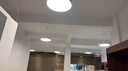 街派简约现代LED吊灯办公室圆形吊线灯会议室商场店铺网咖健身房 白框40cm白光LED 实拍图