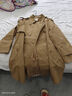 秋水伊人设计感风衣春新款中长款高级感小个子风衣外套女 棕色 L 实拍图