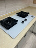 万和（Vanward）【白露C5W·白晶面板】天然气燃气灶5.2kW烟灶联动国家补贴20%嵌入式家用煤气双炉具台C5L90W(Z1) 实拍图