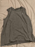 蕉内棉棉301H情侣款背心男女士100%纯棉无侧缝宽松圆领居家睡衣夏季 【宽肩】50度花灰 L 实拍图