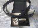头层派（TOUCENGP）皮带男真皮针扣头层纯牛皮休闲腰带牛仔裤带百搭中青年礼物送男友 黑色窄款(带宽3.3cm） 110cm 推荐体重135-150斤 实拍图