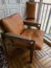 铂菲猫北欧实木休闲椅轻奢远山单人沙发椅家用书房懒人现代极简客厅椅 白蜡木汉克椅黑色+摩卡棕软包 实拍图