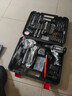 欧莱德德国充电电钻家用手电钻工具箱套装维修组合五金工具箱套装螺丝刀 锂电家用升级100件套铨能装单电 实拍图