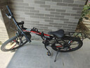 凤凰（Phoenix） 凤凰自行车可折叠山地车路虎男士成年人变速女式越野公路单车 三刀黑红/折叠双避震/全竞速轴承 26寸30速【参考：158-188cm】 实拍图