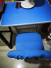 晶霄儿童学习桌椅套装作业课桌子小孩书桌写字桌学校小学生家用可升降 【尊享款】70*50桌面+海绵椅 蓝 实拍图