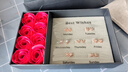 寄爱生日礼物玫瑰花永生花耳钉女生实用送女朋友小众高端结婚纪念日 实拍图