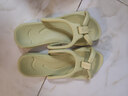 MDUG折叠拖鞋旅行便携式拖鞋男女旅游出差神器沙滩游泳洗澡一次性户外 绿色【可重复使用】 37/38 实拍图