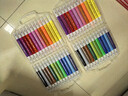 得力（deli）24色双头水彩笔(盒)盒装可水洗彩绘涂鸦涂色画画儿童彩绘70672-24水彩笔 实拍图
