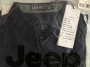 JEEP SPIRIT吉普长袖T恤男秋冬季男装翻领男打底衫宽松上衣服  蓝色 M 实拍图