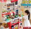 Eve Stone SPECIAL GIRL LIKE YOU女孩玩具儿童厨房玩具3-6岁套装仿真厨具做饭玩具过家家小厨房4岁 超大号100cm+烤面包机+101件套红 男女孩6-12宝宝1到3岁生日 实拍图