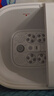 美的（Midea）泡脚桶按摩足浴盆加热自动按摩洗脚盆泡脚盆理疗恒温高深桶中秋礼物生日送男女友ZL305极地白 实拍图
