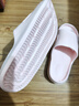 拖鞋女EVA拖鞋男软底一字拖男沙滩鞋男居家外穿凉拖男凉拖鞋男士 粉色 38-39 实拍图