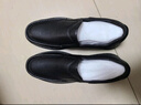 骆驼（CAMEL）男鞋商务休闲低帮套脚办公爸爸皮鞋 G14A545711 黑色 43 实拍图