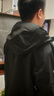 美津浓硬壳单层冲锋衣三合一户外防风防水登山服徒步爬山男女外套春秋款 【单冲锋衣】黑色（腋下双拉链） XL 实拍图