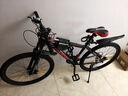 凤凰（Phoenix）山地自行车成人儿童铝合金车圈辐条轮26英寸24速 探界者 黑红色 实拍图