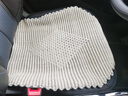 鑫天缘手工编织纯亚麻汽车坐垫单片夏季凉垫四季通用三件套前排单垫透气 手编B款（三件套） 实拍图
