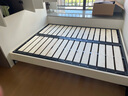 浪翔无床头床榻榻米排骨架床架家用可定制实木双人床奶油风主卧大床 【钢木排骨架床】 1.35*2米 实拍图