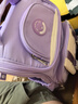 Edison小学生书包女护脊减负大容量防泼水防下坠反光儿童背包2211-3紫色 实拍图