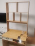 赛杉实木书桌书架一体小户型电脑桌台式家用卧室学生成人学习写字桌子 黄杉木80CM【15mm加厚实木板材】 单桌 实拍图