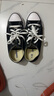 匡威（Converse）官方All Star经典帆布男女低帮休闲运动鞋黑色101001 101001/黑色 39.5 实拍图