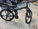凤凰（Phoenix） 凤凰自行车可折叠山地车路虎男士成年人变速女式越野公路单车 三刀消黑/折叠双避震/全竞速轴承 26寸24速【参考：158-188cm】 实拍图