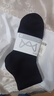 猫人（MiiOW）女士袜子女【25年春秋10A抗菌】棉袜中筒袜抑菌防臭黑色短筒袜5双 实拍图