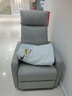 太空舱单人小户型头等太空舱沙发美甲美睫懒人电脑电动卧室摇椅子多功能 雅致灰/弹盾硅胶猫抓皮/手动坐躺 单人位 实拍图