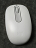 罗技（Logitech）M196 无线蓝牙鼠标 办公鼠标 笔记本商务办公家用 小巧便携 对称手型 珍珠白 实拍图