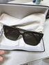 墨镜女夏潮防紫外线高级感2025新款男开车太阳眼镜防晒遮阳同款 黑框黑灰片 实拍图