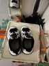 牧童童鞋小童运动鞋春秋儿童休闲鞋轻便减震男女童户外登山鞋熊猫黑24 实拍图