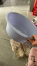 茶花（CHAHUA）塑料盆洗脸盆加厚加深家用加深学生宿舍洗衣服盆子洗脚盆塑料盆 1个装【39cm紫色】 加厚加深 实拍图