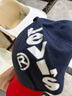 Levi's 李维斯儿童帽子男女童棒球帽儿童撞色遮阳帽梭织鸭舌帽 深靛蓝 8/20【建议头围54-56cm】 实拍图