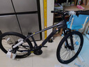 JEEP吉普山地车自行车双碟刹变速减震镁合金成人通勤越野山地车-MX100 薄墨灰【轻量高颜值镁合金车架】 26寸（适合身高145-160CM） 24速-日常通勤【加粗减震前叉】 实拍图