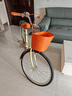 EG7自行车成人女士轻便单车通勤上班变速普通亲子复古男式 尊享【实心胎+不怕扎】单速-黄 26英寸【适合:155-175cm】 实拍图