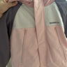戴维贝拉（DAVE＆BELLA）童装防水衣服男童儿童外套女童秋冬宝宝加绒大童防风衣男孩女棉服 灰粉色DB4224558-T【夹棉加厚】 120 cm（建议身高110-120cm） 实拍图
