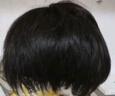 佰丝堂假发女短发全头套式短直发中老年妈妈整顶发套真发混丝（自然黑） 实拍图