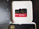 闪迪（SanDisk）256GB TF（MicroSD）内存卡 A2 4K V30 U3 C10 至尊超极速移动存储卡 读速200MB/s 写速140MB/s 实拍图