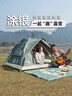 骆驼（CAMEL）帐篷户外便携式折叠野营露营公园野餐全自动帐篷【山系熊猫】 实拍图