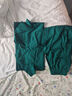 瀚会纯棉洗手衣女衣服刷手服长袖男医生洗手服口腔手术工作服短袖牙科 女款绿色短袖【京仓发】 M （女120斤内，男150斤内） 实拍图
