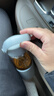 北鼎（Buydeem）茶水分离玻璃杯 男女高颜值便携随手杯办公室泡茶杯浅岛灰470ml 实拍图