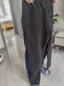 361°运动裤男秋冬季宽松保暖休闲裤加绒直筒束脚针织长裤跑步裤子男 【推荐】【束脚】超级黑 3XL 实拍图