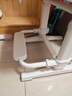 育才儿童学习椅子中小学生写字椅写作业可升降调节家用书桌椅靠背座椅 云感款升降40-52cm+脚踏  粉色科技皮 实拍图
