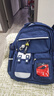 靓宝宝儿童书包男孩一到三到六年级男童小学生2025新款减负护脊双肩包二 大号宝蓝(3-6年级) 实拍图
