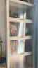 江纬书柜储物柜一体靠墙轻奢书架收纳柜立式手办柜展示柜钢制客厅置物 【加厚碳钢】白5层长60高149cm 实拍图