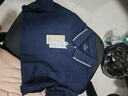 网易严选5A抑菌冰丝冰感polo衫轻商务衫短袖男士高端吸汗透七夕送男友老公 A款凉感抑菌-深藏青 L 实拍图