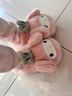 Hello Kitty女童棉拖冬季儿童室内家居鞋小孩保暖亲子拖鞋 美乐蒂粉 38/39码  实拍图