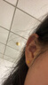 周六福小金花足金999黄金耳钉女生日礼物计价AC090379  一对 约0.64g 实拍图