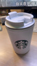 星巴克（Starbucks）保温保冷杯355ml咖啡杯车载水杯子男女士雪地白女神款生日礼物 实拍图
