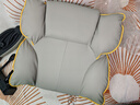 锦汐电脑椅办公椅子电竞椅家用人体工学椅老板椅主播靠背椅皮革转椅 灰色-工学椅【含乳胶坐垫+脚踏】 实拍图